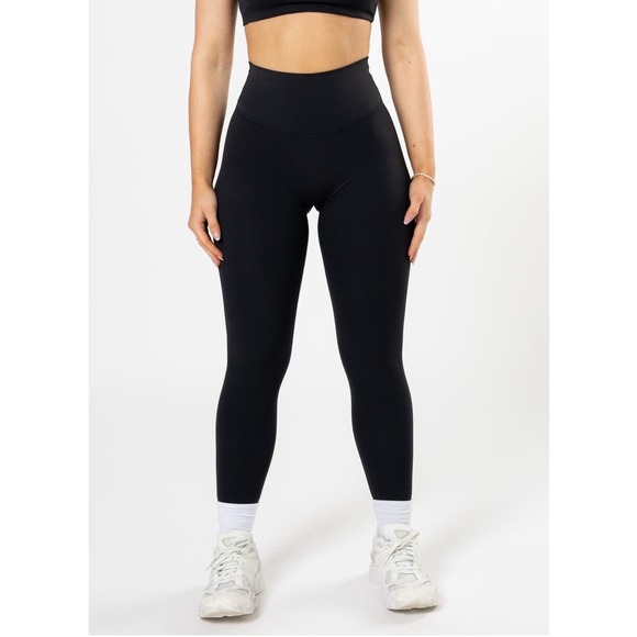 Paragon Fitwear Pants - Paragon Fitwear Women Black High Waisted Sculpt Scrunch Butt Leggings XL